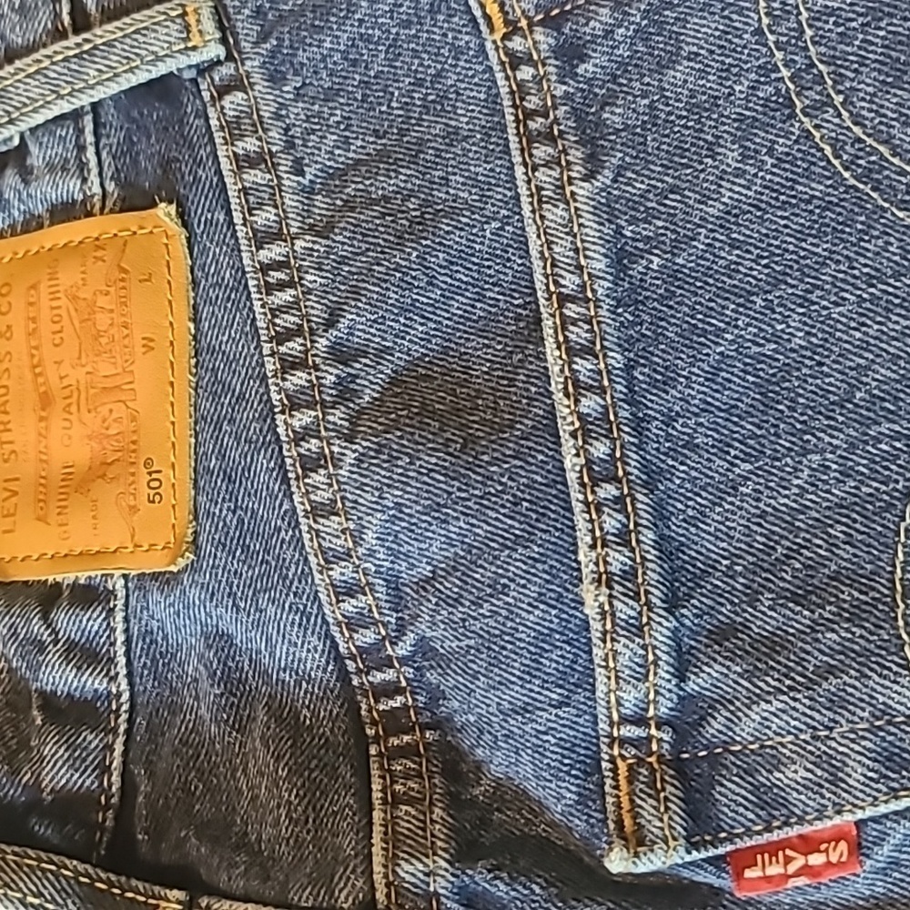 Levi 501 Button fly jeans size 25x30 - Picture 4 of 7